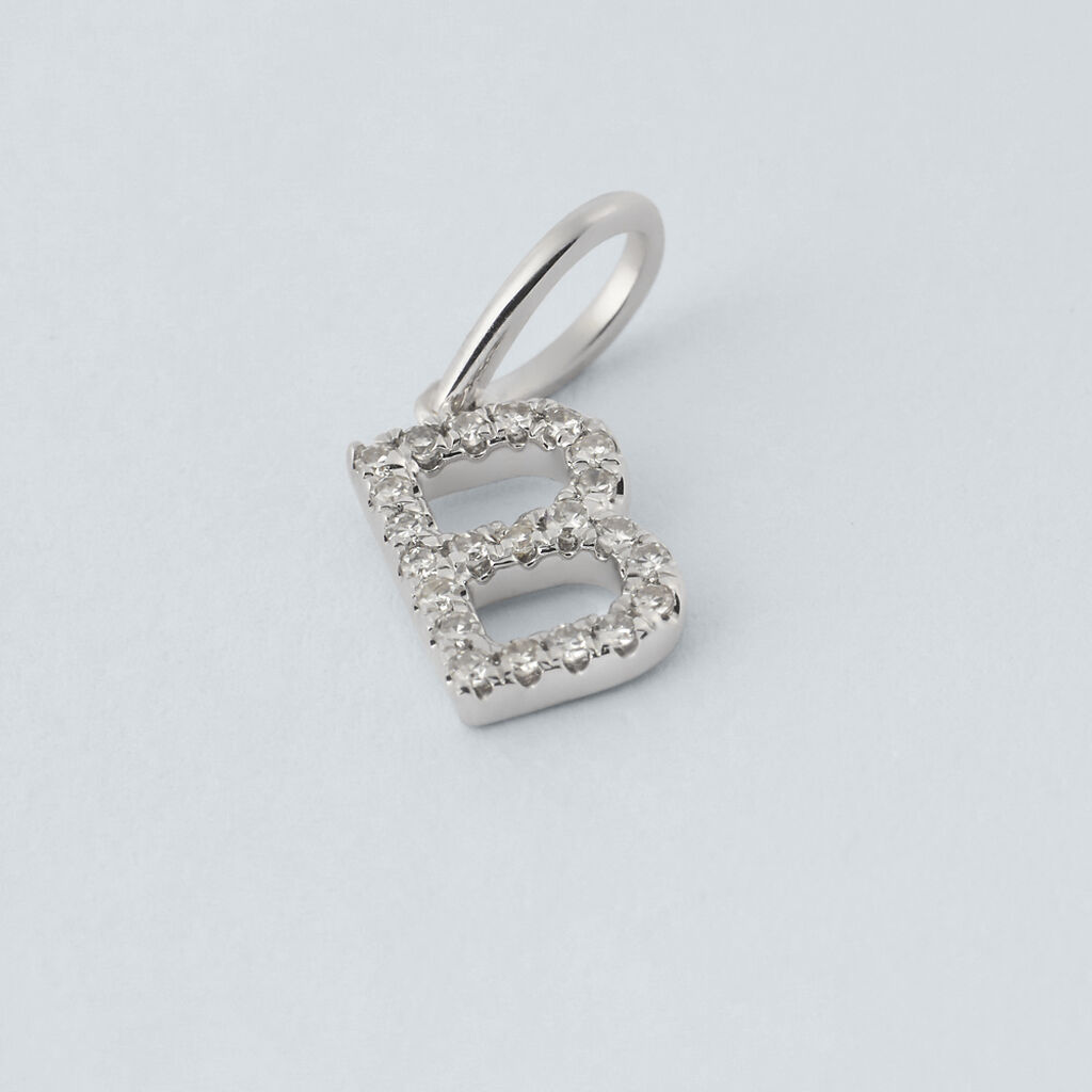 Pendente Sophia Oro Bianco Diamante - Ciondoli Donna | Stroili
