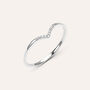 Anello Fantasia Sophia Oro Bianco Diamante