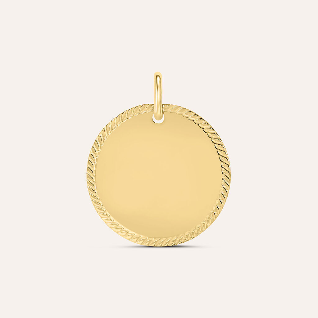 Pendente Poème Oro Giallo - Ciondoli con Incisione Donna | Stroili