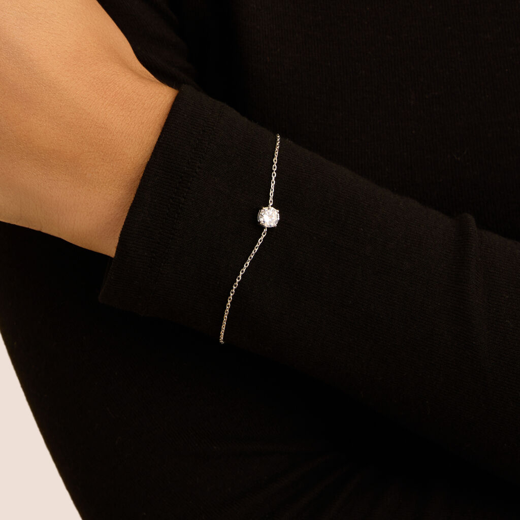 Bracciale Punto Luce Silver Elegance Argento Rodiato Cubic Zirconia - Bracciali Donna | Stroili