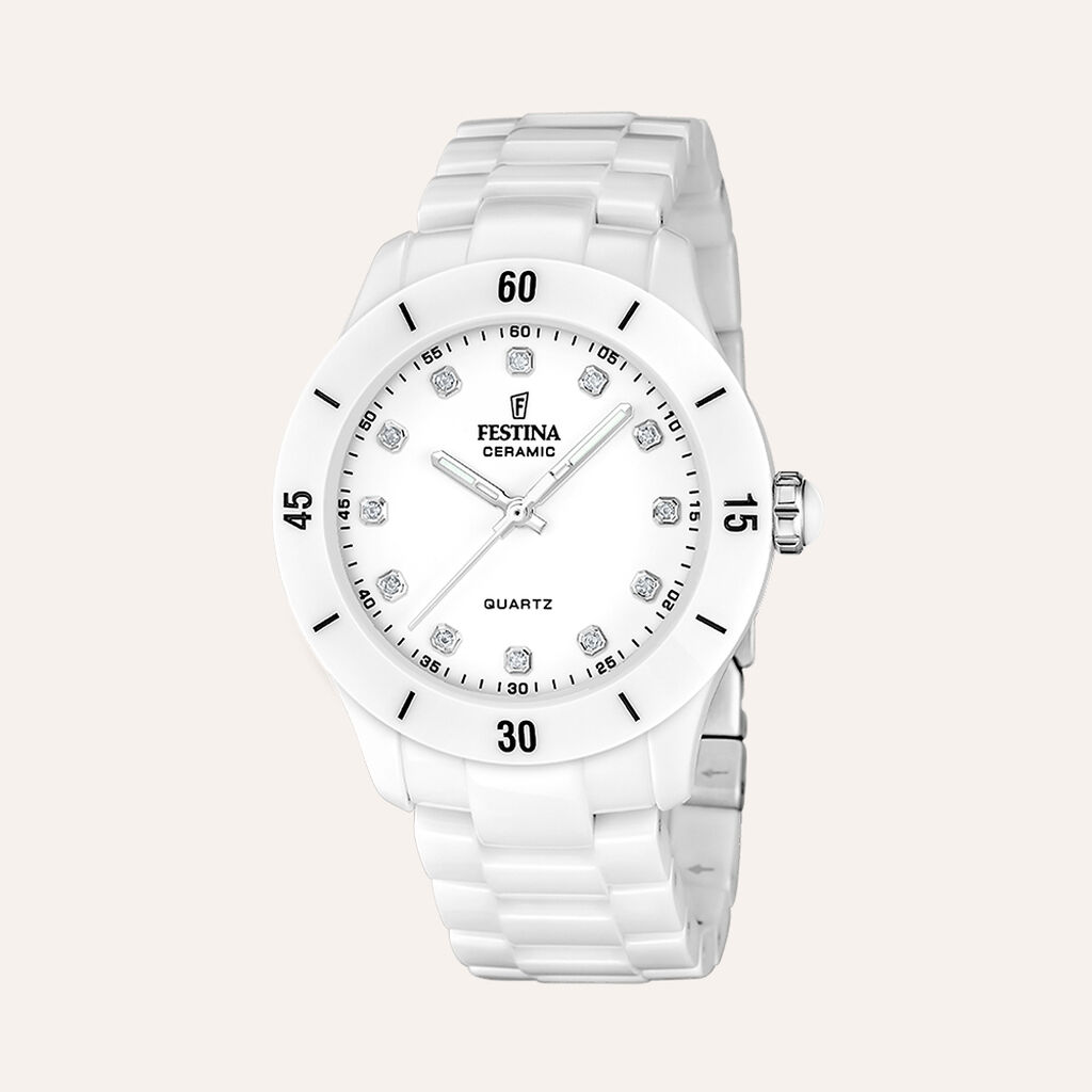 Orologio Al Quarzo Festina Ceramic F20720/2