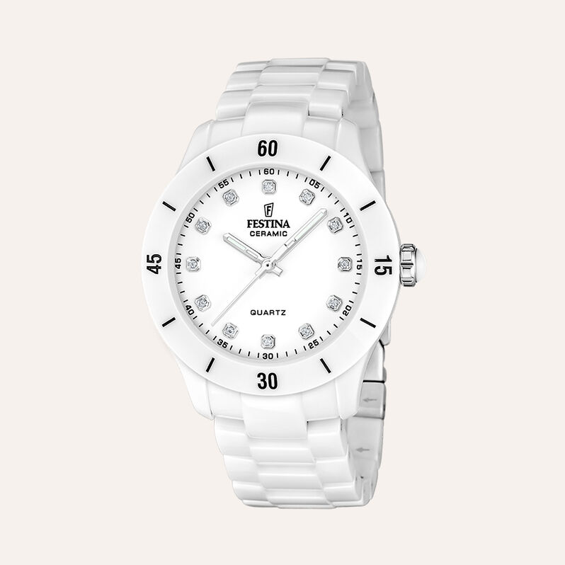 Orologio Al Quarzo Festina Ceramic F20720/2 - Orologi solo Tempo Donna | Stroili