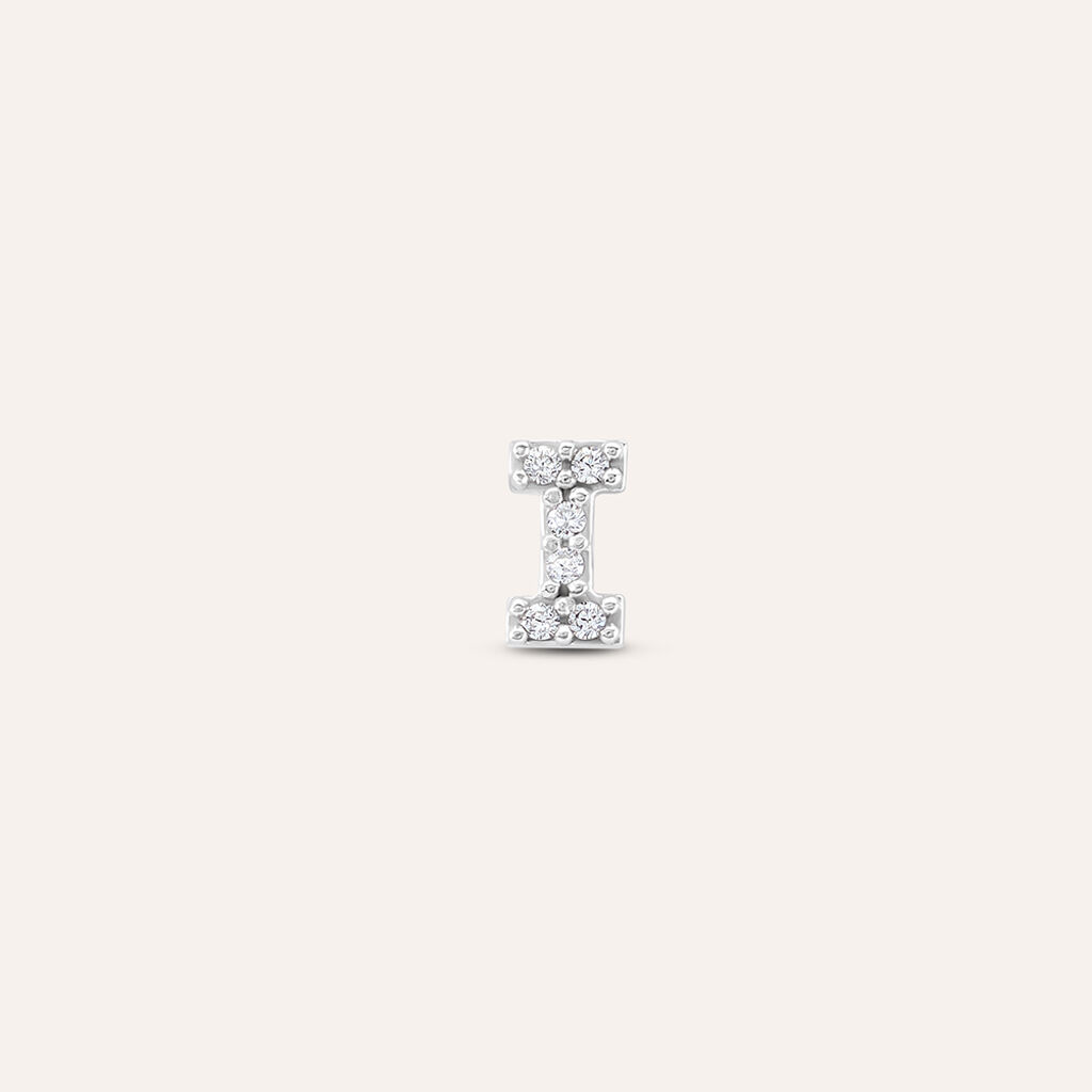 Mono Orecchino Lobo Silver Moments Argento Rodiato Cubic Zirconia
