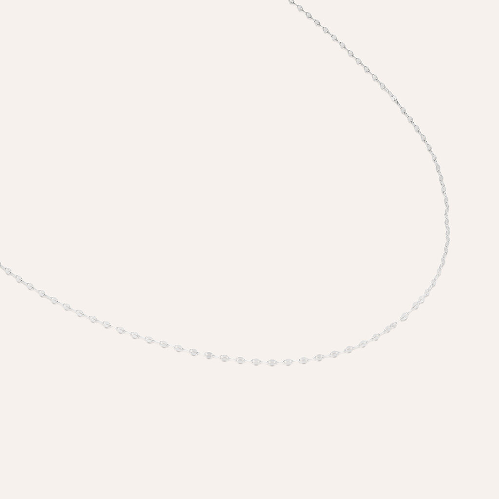 Catenina Po&egrave;me Oro Bianco