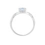 Anello Am&eacute;lie Oro Bianco Topazio Cubic Zirconia