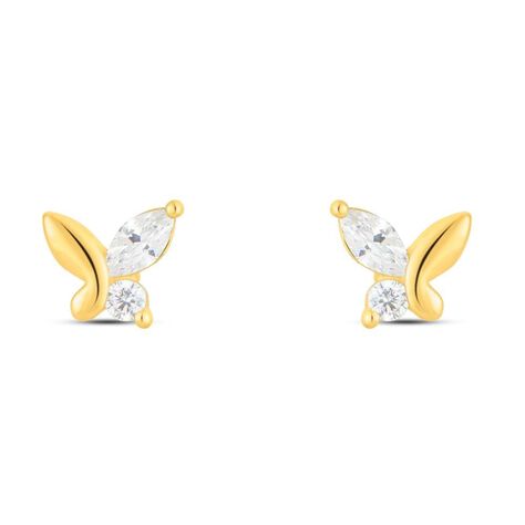 Orecchini Lobo Bon Ton Oro Giallo Cubic Zirconia - Orecchini a Lobo Donna | Stroili