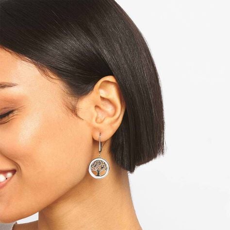 Orecchini Pendenti Lady Shine Acciaio Cristallo - Orecchini Pendenti Donna | Stroili