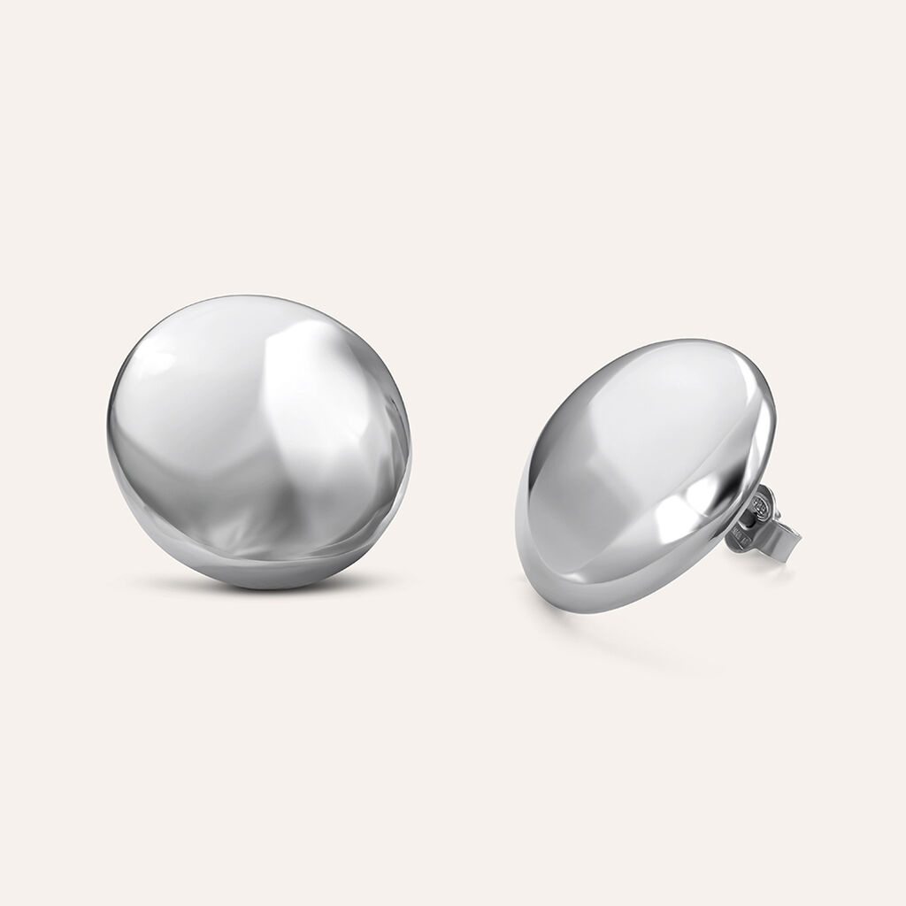 Orecchini Lobo Silver Collection Argento Rodiato