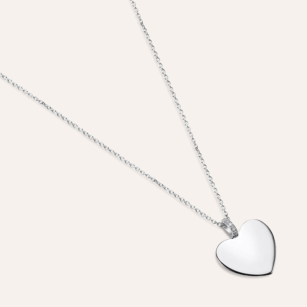 Collana Sophia Oro Bianco Diamante - Collane Donna | Stroili