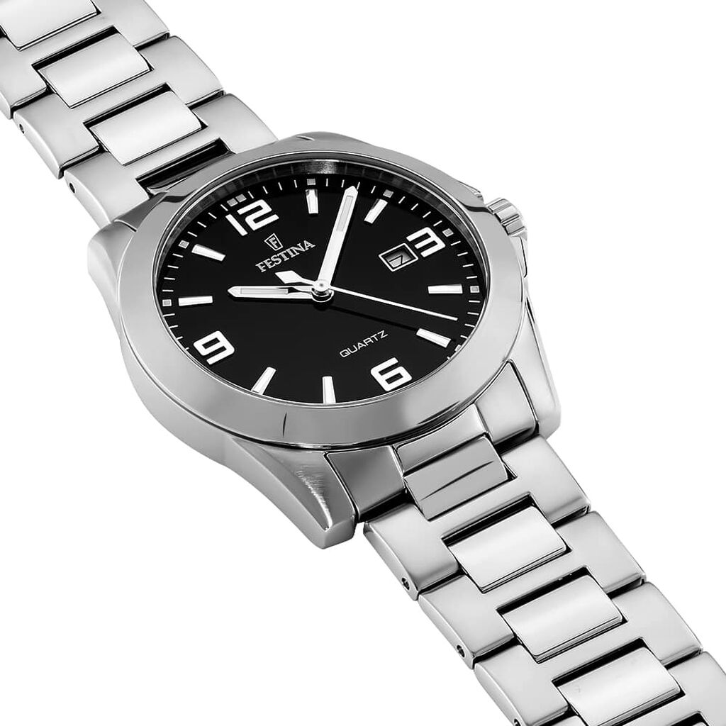 Orologio Al Quarzo Festina Acero Classico F16376/4 - Orologi con Datario Uomo | Stroili