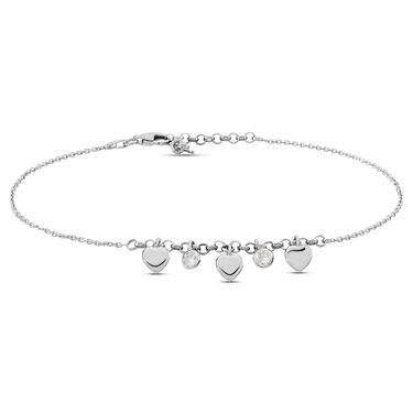 Bracciale Silver Collection Argento Rodiato Cubic Zirconia