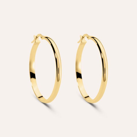 Orecchini A Cerchio Toujours Oro Giallo - Orecchini a Cerchio Donna | Stroili