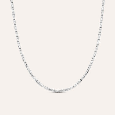 Collana Tennis Firmamenti Oro Bianco Diamante
