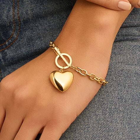 Bracciale Radiance Acciaio Dorato - Bracciali Love Donna | Stroili