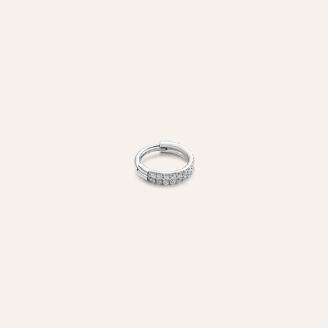 Piercing Orecchio Moonlight Titanio Bianco Cubic Zirconia - Regalo per Cerimonie Religiose Unisex | Stroili