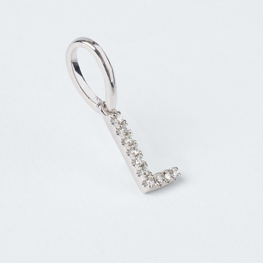 Pendente Sophia Oro Bianco Diamante - Ciondoli Donna | Stroili