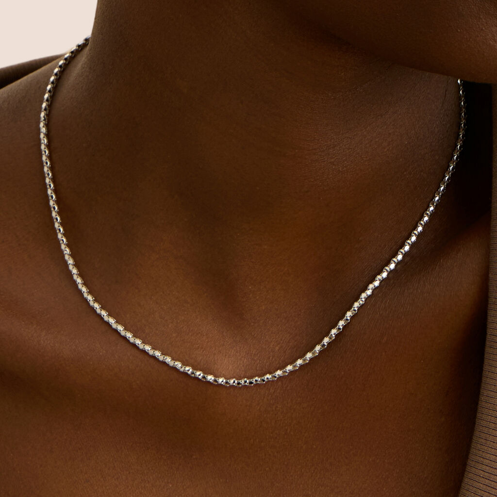 Catena Silver Collection Argento Rodiato - Collane Catena Donna | Stroili
