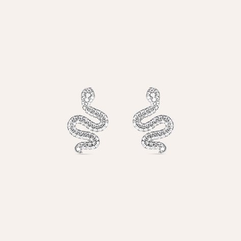 Orecchini Lobo Claire Oro Bianco Cubic Zirconia - Orecchini a Lobo Donna | Stroili Orecchini Lobo Claire Oro Bianco Cubic Zirconia - Orecchini a Lobo Donna | Stroili