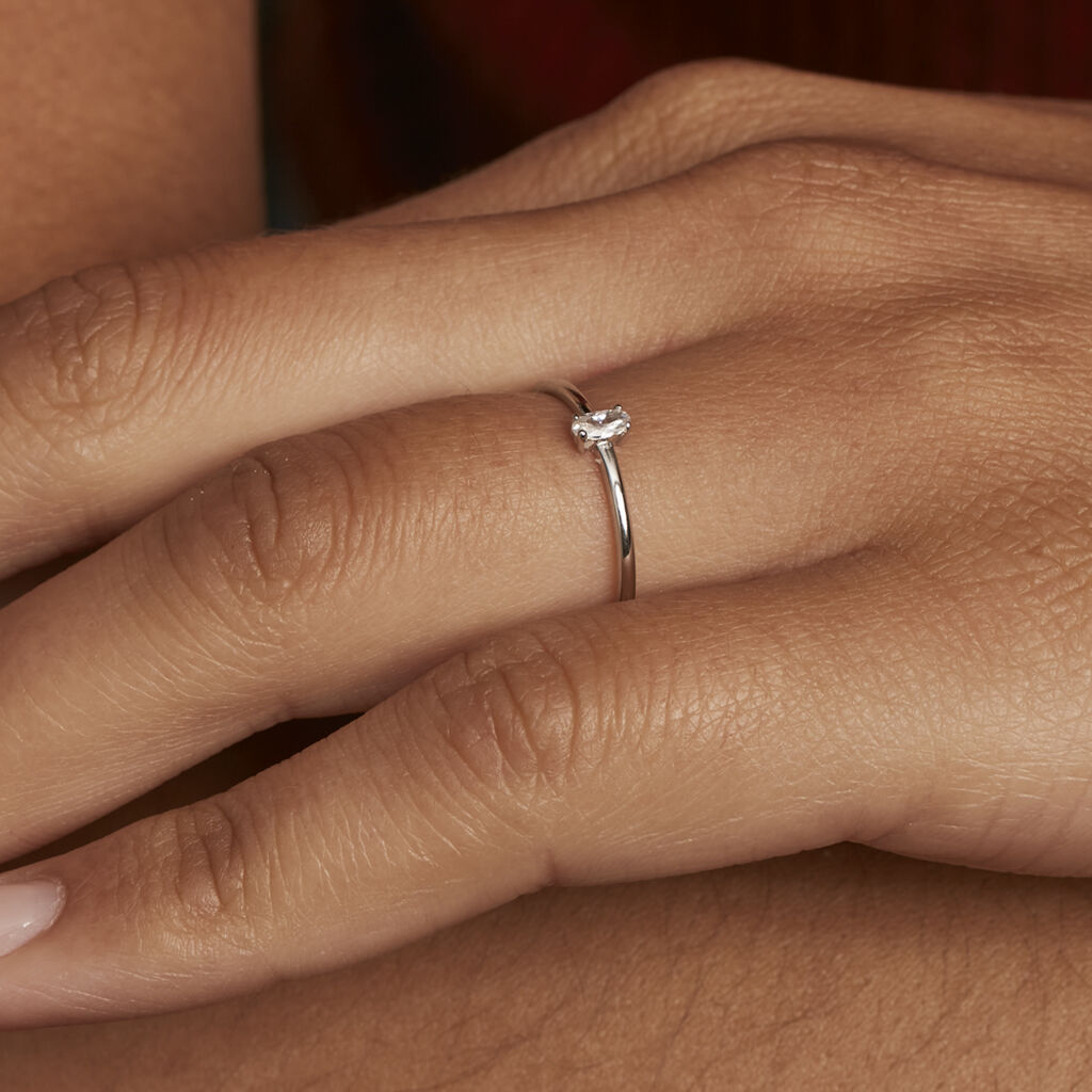 Anello Silver Elegance Argento Rodiato Cubic Zirconia