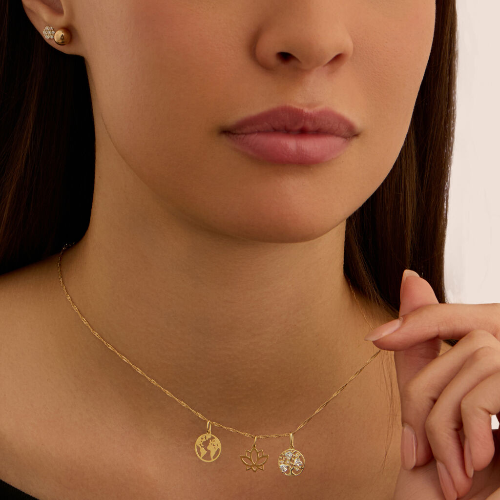 Orecchini Lobo Bon Ton Oro Giallo Cubic Zirconia - Orecchini a Lobo Donna | Stroili
