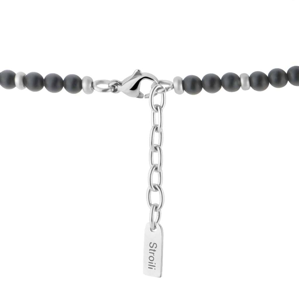 Bracciale Man Code Acciaio Onice - Bracciali Uomo | Stroili