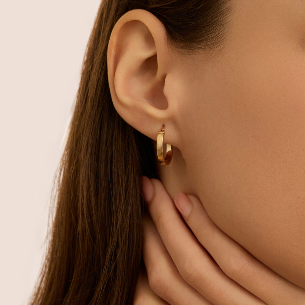 Orecchini A Cerchio Toujours Oro Giallo - Orecchini a Cerchio Donna | Stroili