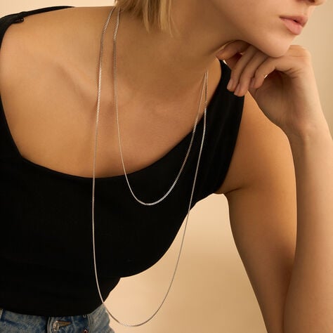 Catenina Silver Collection Argento Rodiato - Collane Catena Donna | Stroili