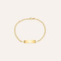 Bracciale Con Targhetta Holy Oro Giallo