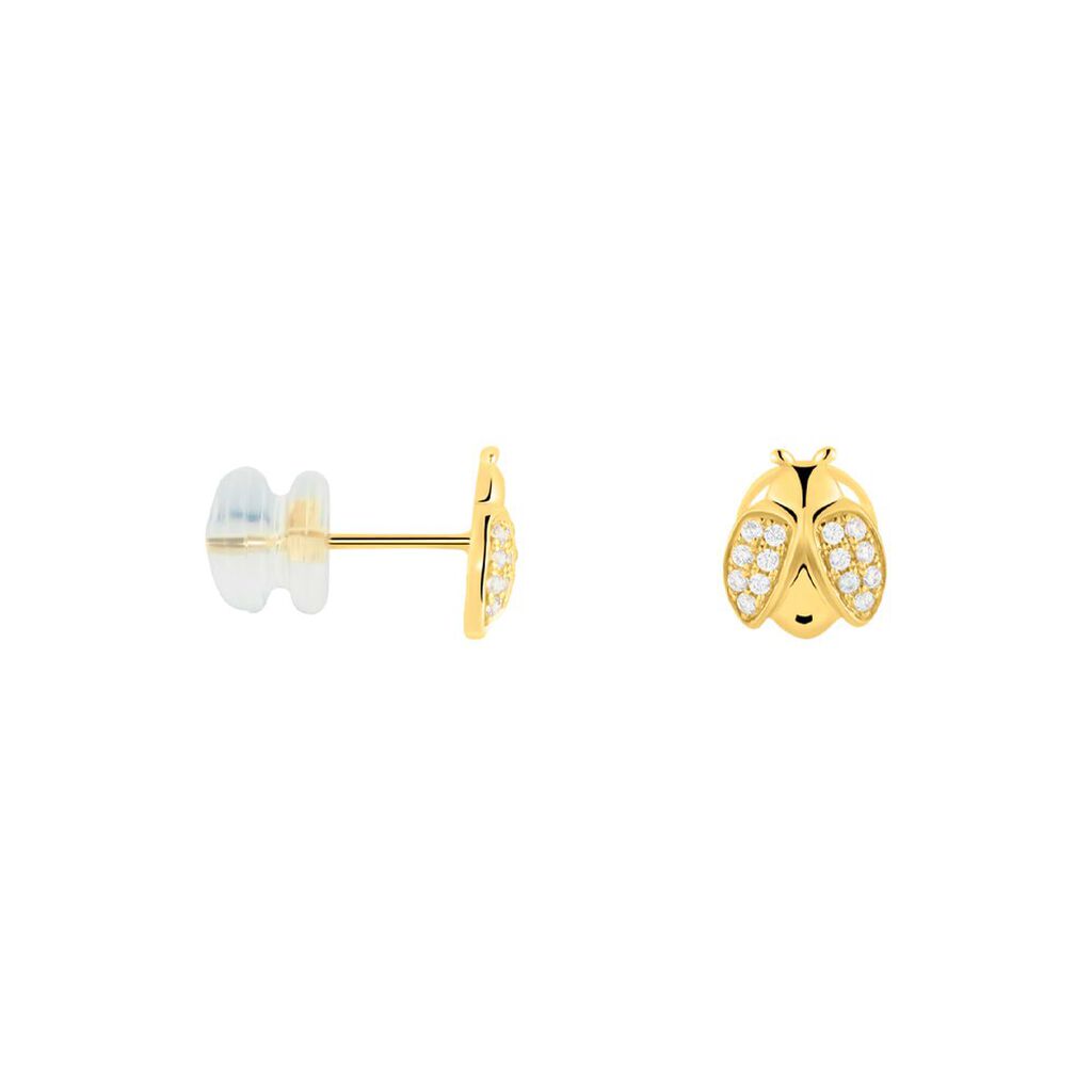 Orecchini Lobo Claire Oro Giallo Cubic Zirconia - Orecchini a Lobo Donna | Stroili