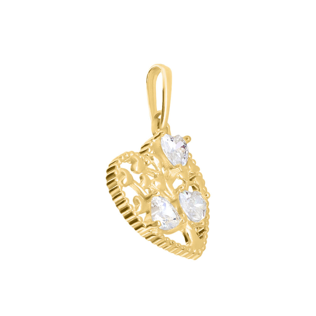 Pendente Poème Oro Giallo Cubic Zirconia - Ciondoli Donna | Stroili