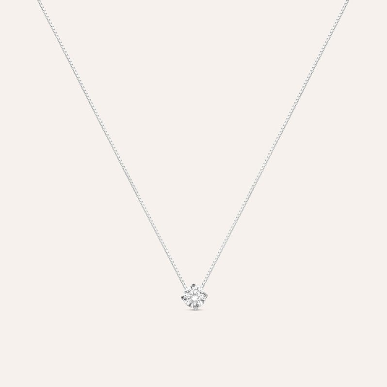 Collana Punto Luce Silver Elegance Argento Rodiato Cubic Zirconia - Gioielli Donna | Stroili