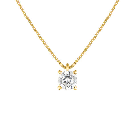 Collana Punto Luce Claire Oro Giallo Cubic Zirconia - Collane Punto Luce Donna | Stroili