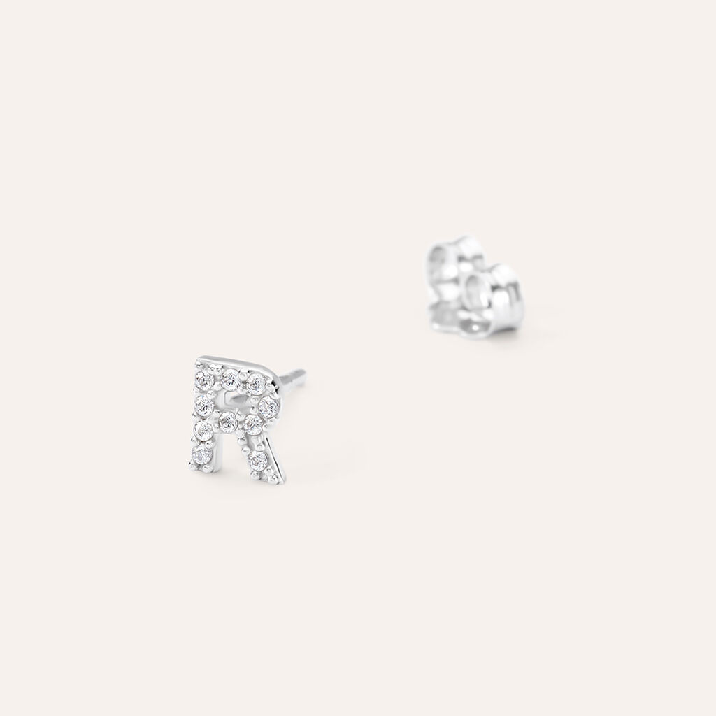 Mono Orecchino Lobo Silver Moments Argento Rodiato Cubic Zirconia