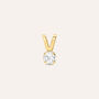 Pendente Punto Luce Po&egrave;me Oro Giallo Cubic Zirconia