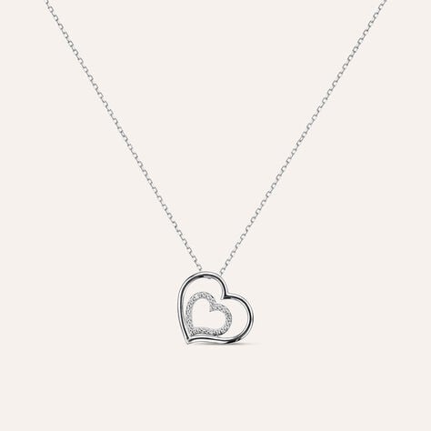 Collana Sophia Oro Bianco Diamante - Collane Donna | Stroili