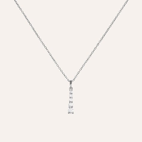 Collana Silver Elegance Argento Rodiato Cubic Zirconia - Collane Donna | Stroili