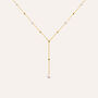 Collana Desideria Argento Nobile Dorato Perla D'Acqua Dolce