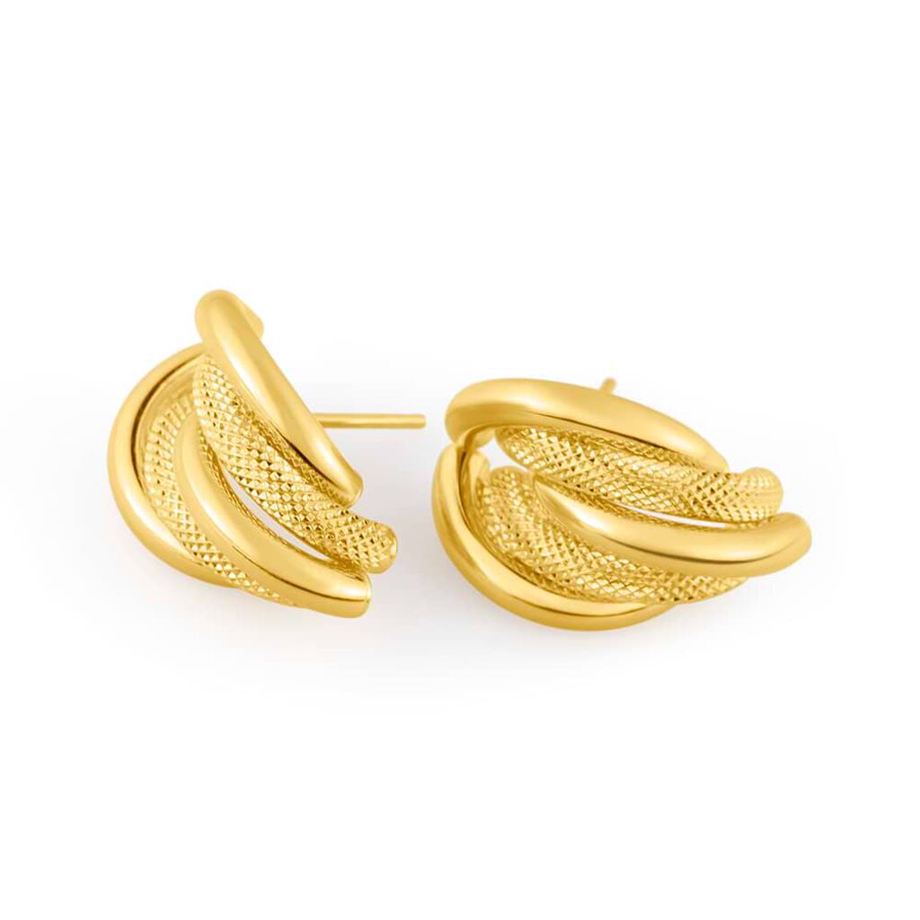 Orecchini A Cerchio Gold Essence Oro Giallo