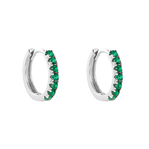 Orecchini A Cerchio Silver Rainbow Argento Rodiato Cubic Zirconia - Orecchini a Cerchio Donna | Stroili