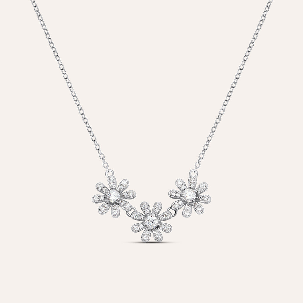 Collana Silver Moments Argento Rodiato Cubic Zirconia - Collane Donna | Stroili