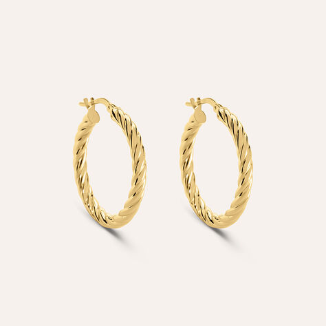 Orecchini A Cerchio Toujours Oro Giallo - Orecchini a Cerchio Donna | Stroili