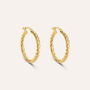 Orecchini A Cerchio Toujours Oro Giallo