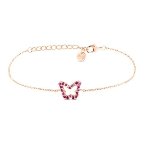 Bracciale Silver Rainbow Argento Rosa Cubic Zirconia - Bracciali Amicizia Donna | Stroili