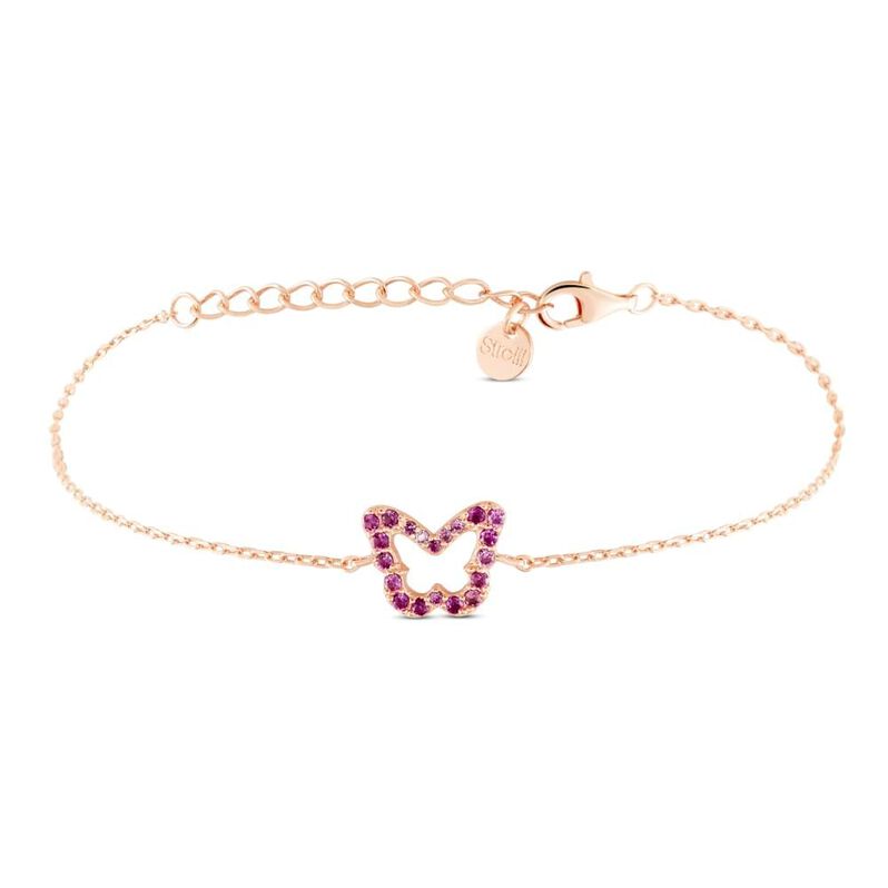 Bracciale Silver Rainbow Argento Rosa Cubic Zirconia - Bracciali Amicizia Donna | Stroili