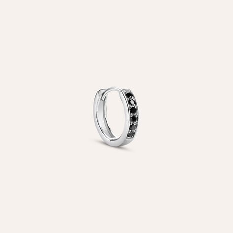 Mono Orecchino A Cerchio L'homme Diamant Oro Bianco Diamante - Mono Orecchino Uomo | Stroili