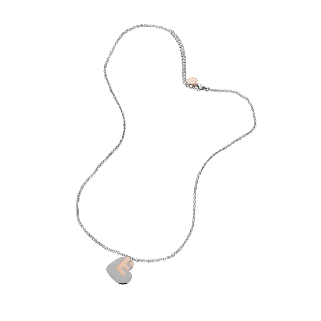 Collana Lady Chic Acciaio Bicolore Bianco / Rosa - Collane Donna | Stroili