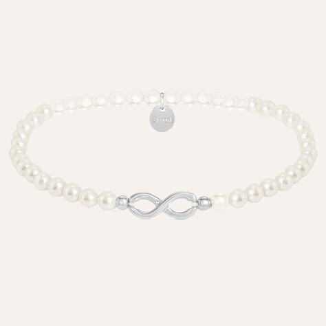 Bracciale Silver Pearls Argento Rodiato Perla sintentica - Bracciali Love Donna | Stroili