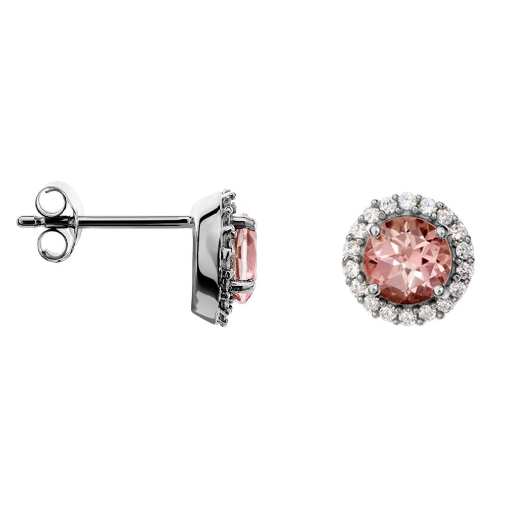 Orecchini Lobo Punto Luce Amélie Oro Bianco Topazio Cubic Zirconia - Orecchini a Lobo Donna | Stroili
