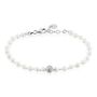 Bracciale Silver Pearls Argento Rodiato Perla sintentica