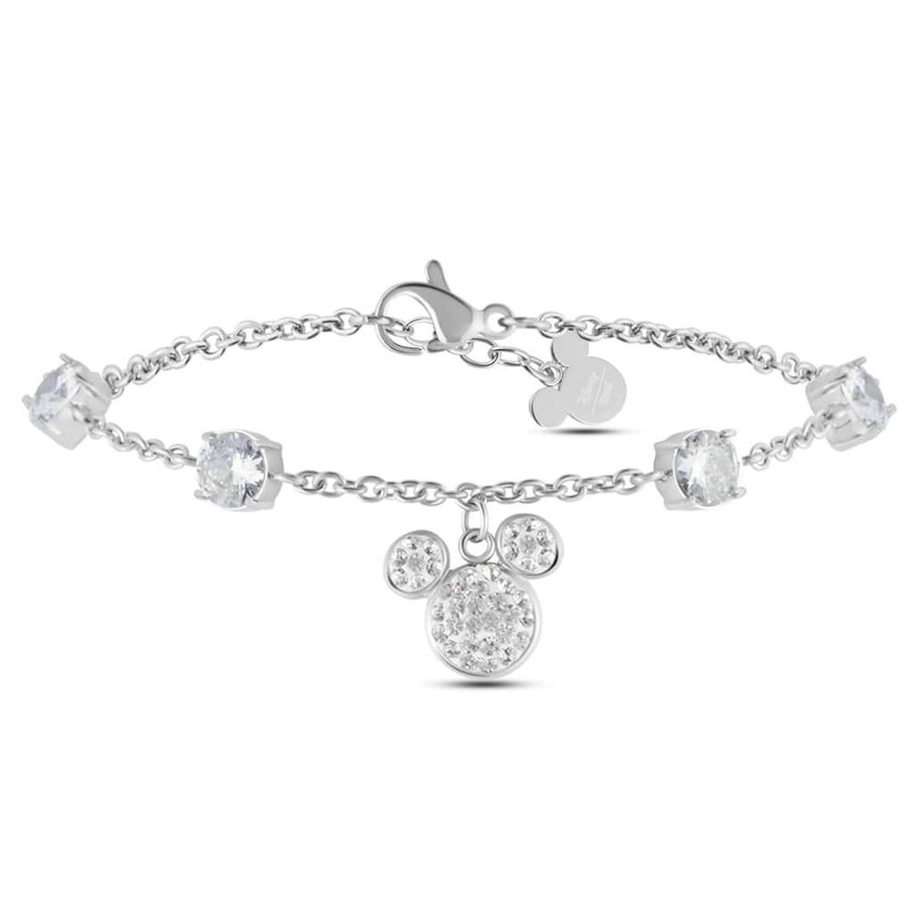 Bracciale Mickey Mouse & Friends Acciaio Cristallo - Bracciali Donna | Stroili